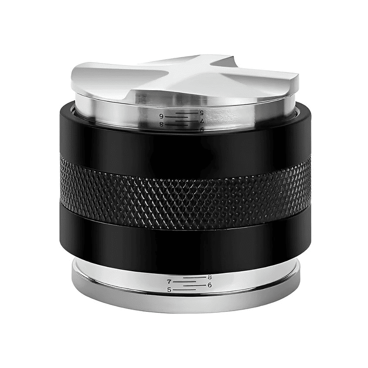 Tamper Y Distribuidor Doble de Cafe Regulable Cafetera Espresso 1