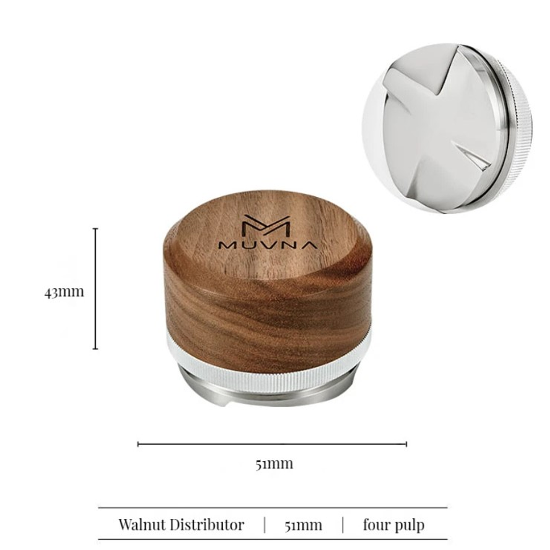 Distribuidor de Madera Nivelador de Cafe Espresso Muvna 4