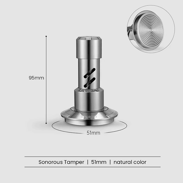 Tamper de Impacto con Presión Constante de 30 lbs Muvna 5