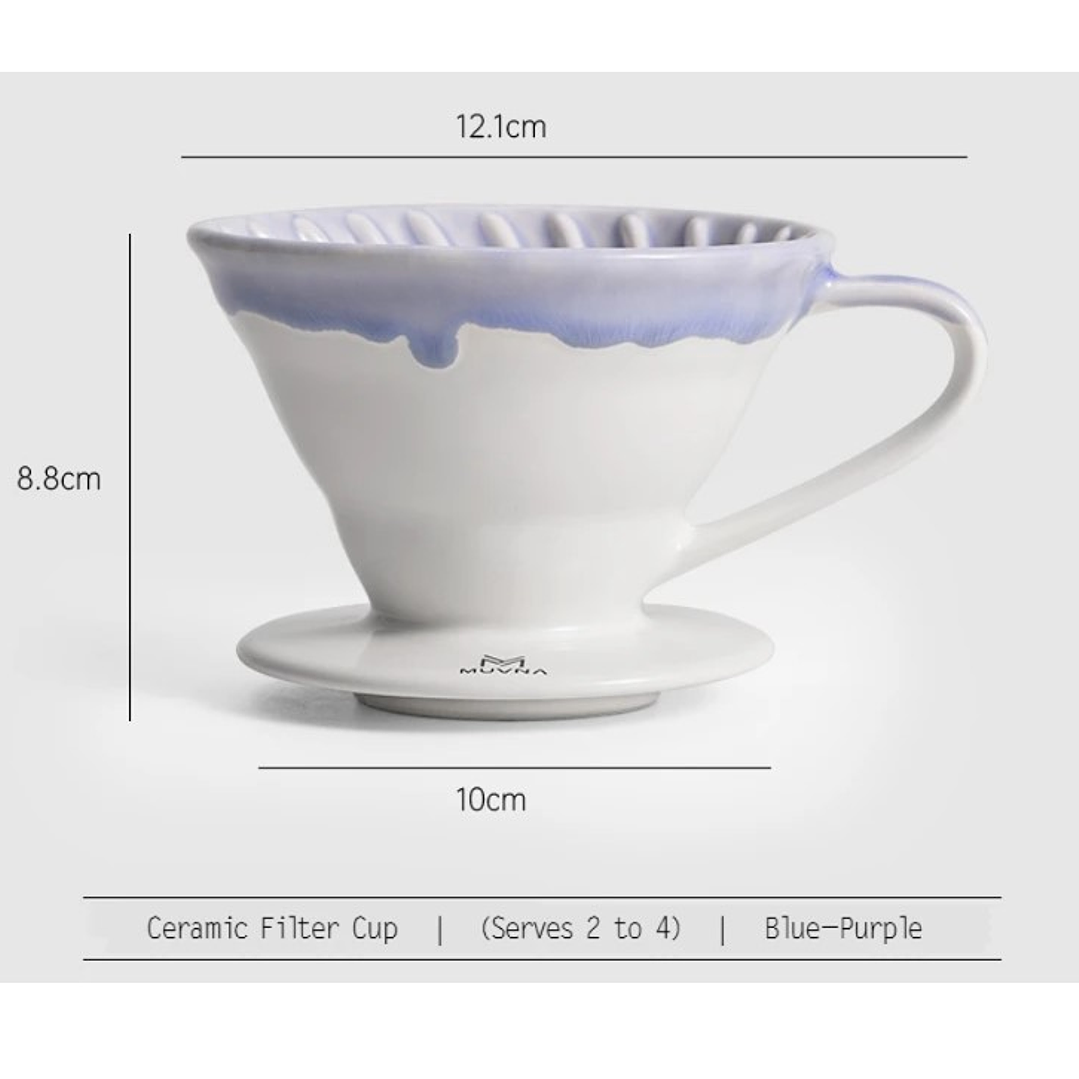 Cafetera Dripper V60 de Cerámica Tamaño V02 3