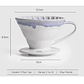 Cafetera Dripper V60 de Cerámica Tamaño V02 - Miniatura 3