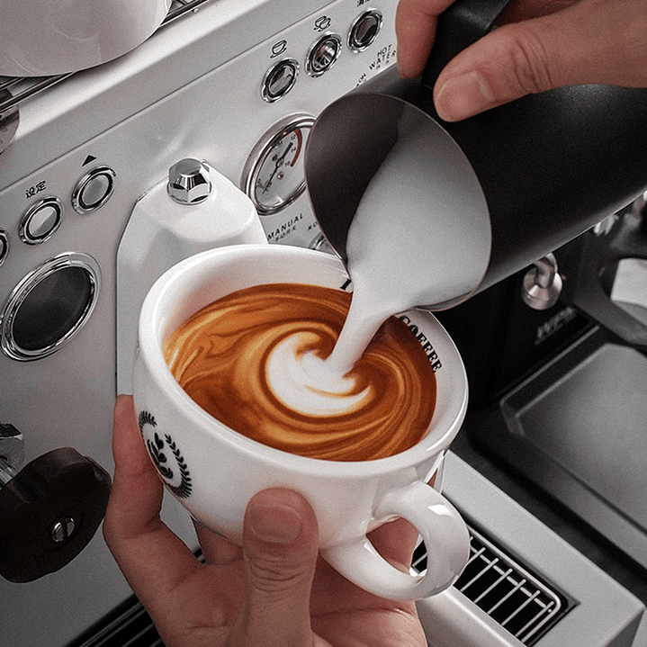 Taza de Cerámica 280 ml Latte Blanca 3