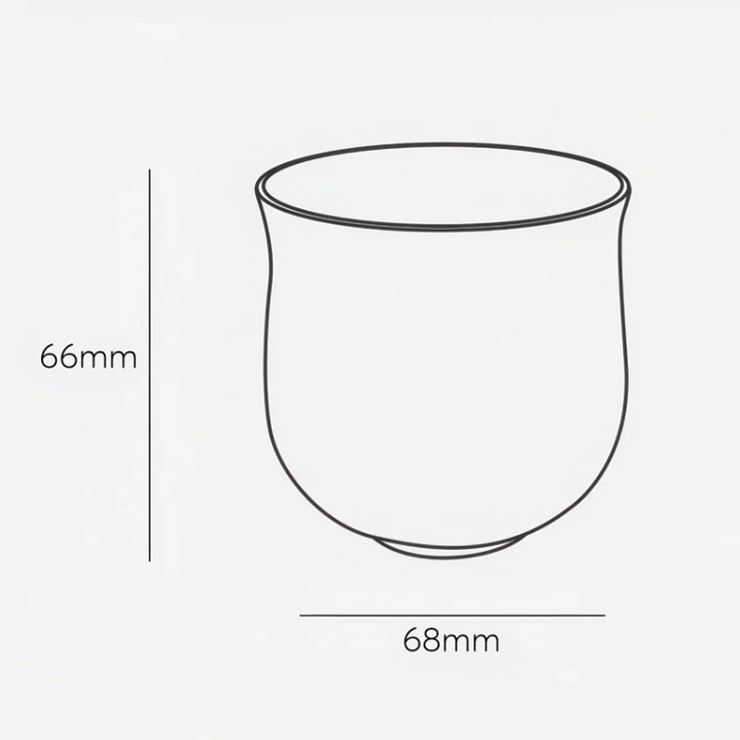 Taza de Cerámica Para Degustación de Café 120ml 5
