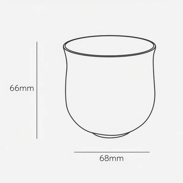 Taza de Cerámica Para Degustación de Café 120ml 5
