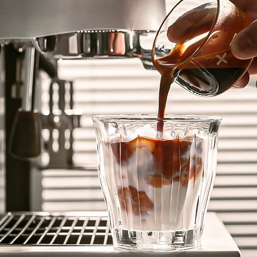 Taza Vaso de Vidrio 320ml Cafe Latte Americano 3