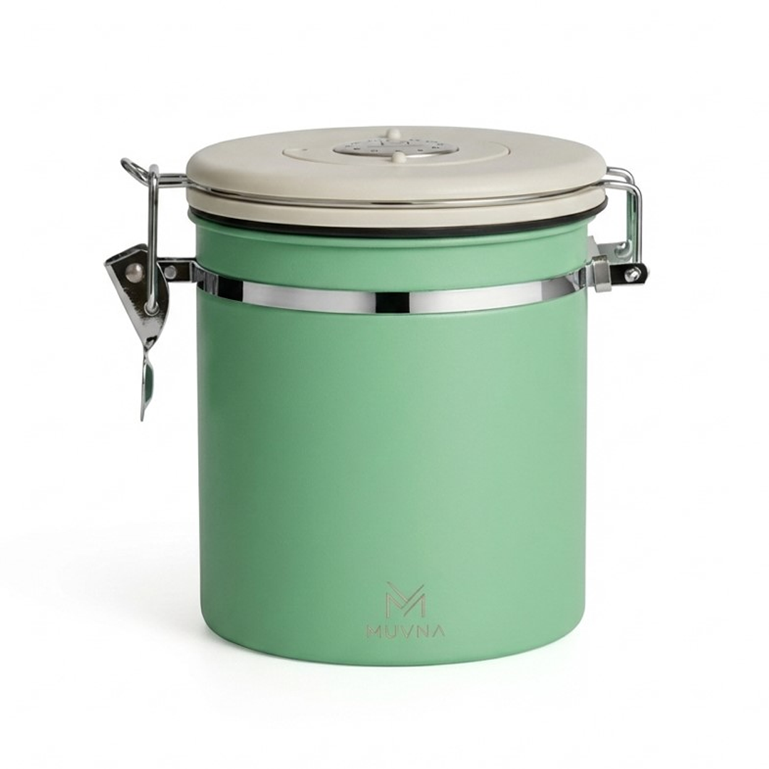 Recipiente Hermético Para Almacenar Granos De Cafe 1.5L 2