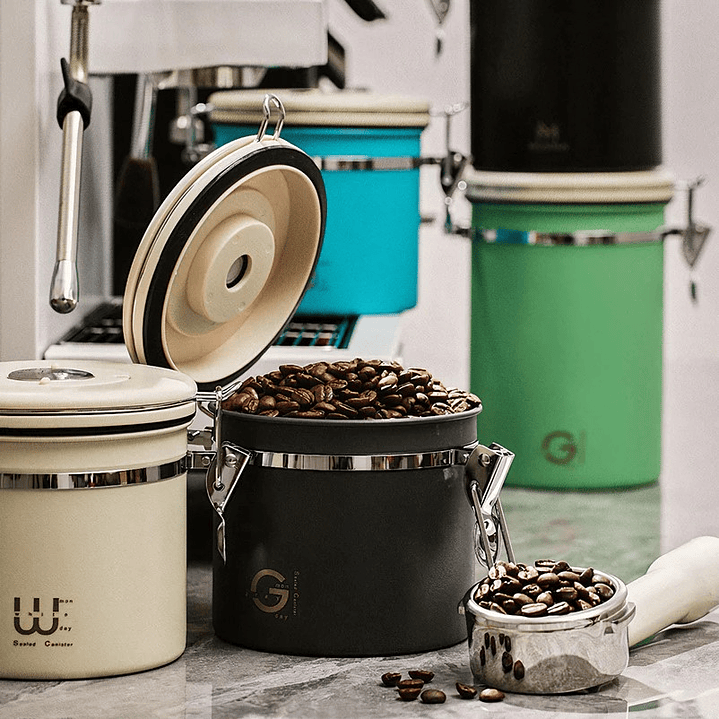 Contenedor Frasco Para Granos De Café 1.8L 6