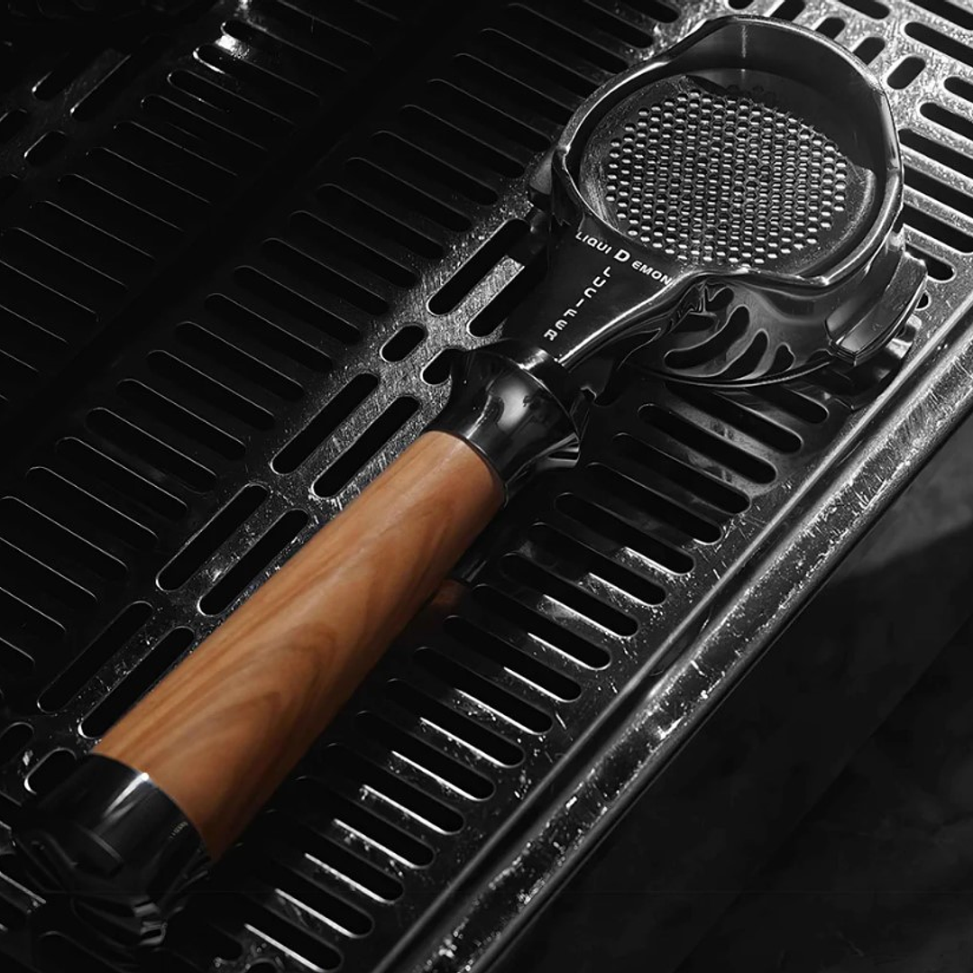 Portafiltro Muvna Sin Fondo Para Cafetera Delonghi Dedica 51mm Madera 3