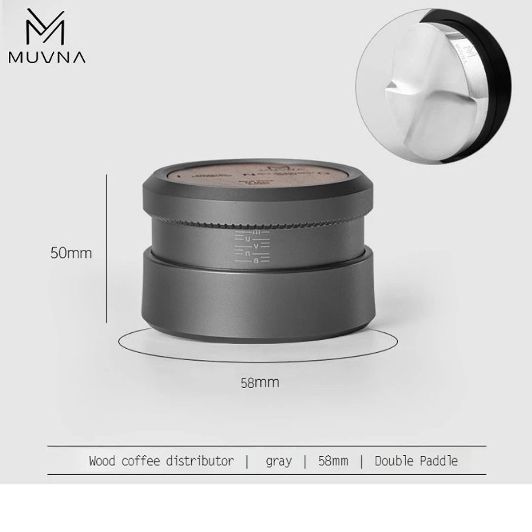 Distribuidor Nivelador de Cafe Espresso Muvna Gravity  7