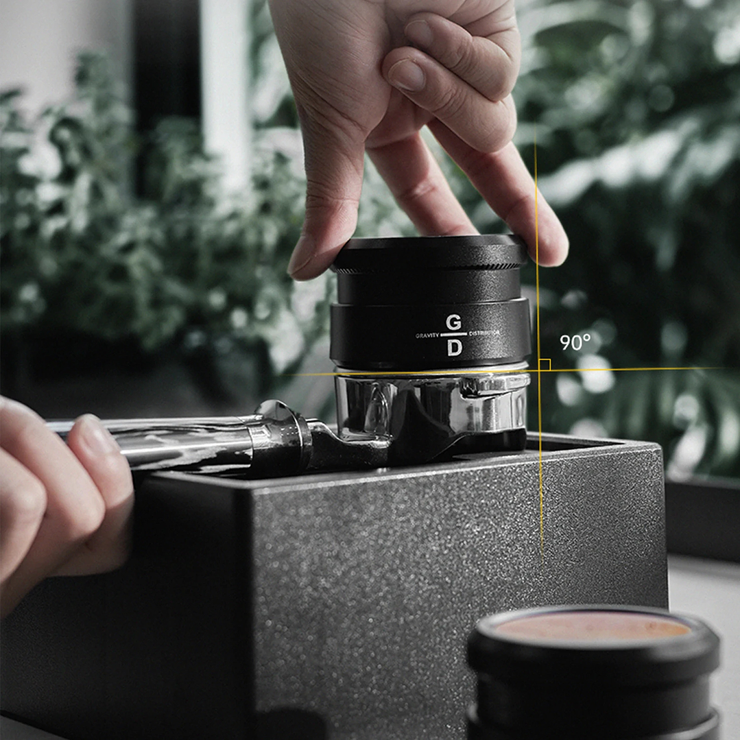 Distribuidor Nivelador de Cafe Espresso Muvna Gravity  4