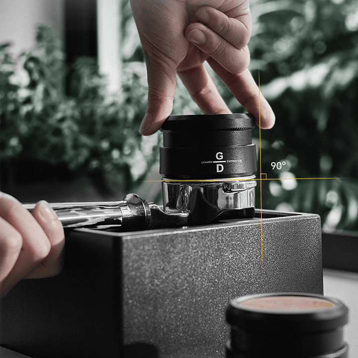 Distribuidor Nivelador de Cafe Espresso Muvna Gravity  4