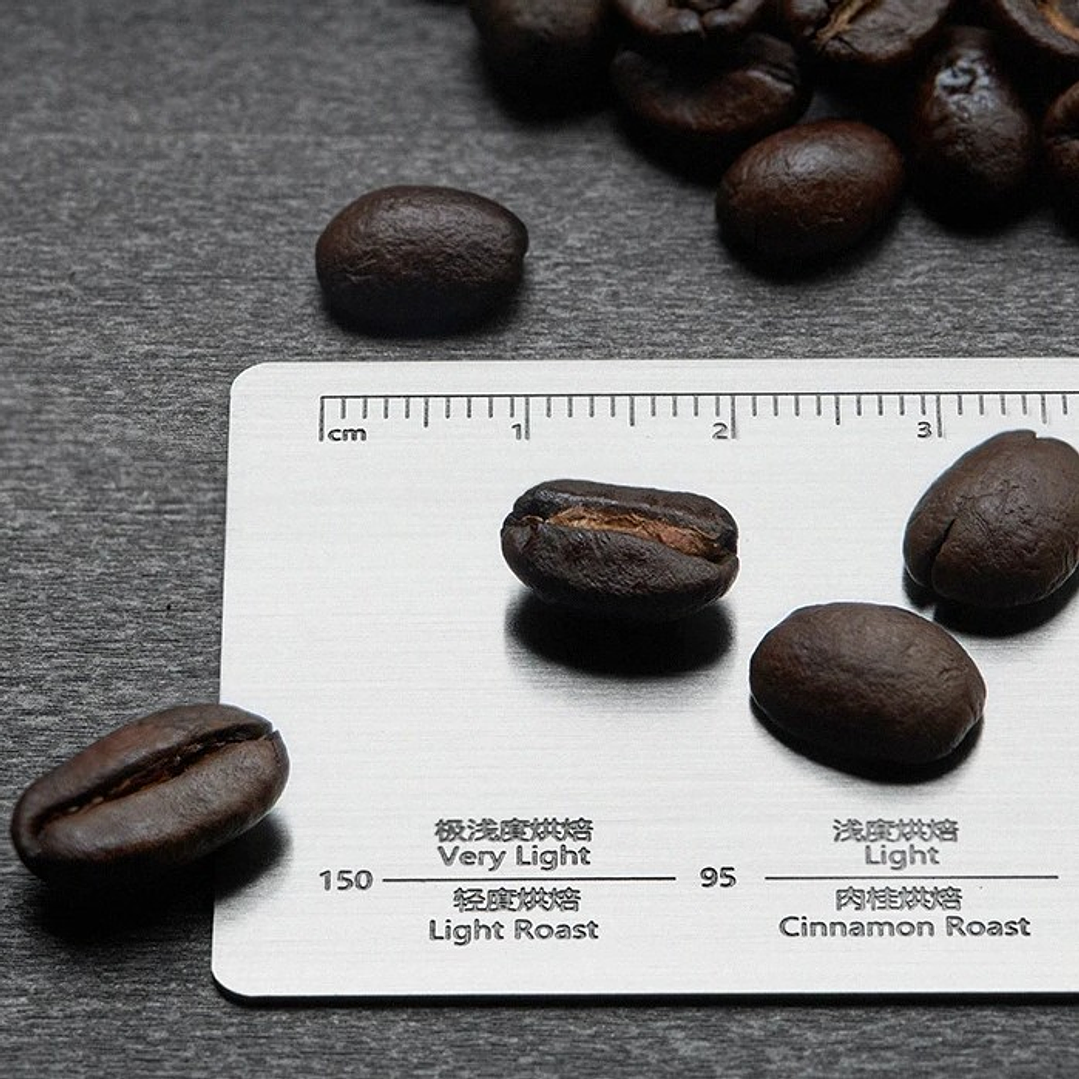 Regla Metálica Referencia de Molienda de Café Muvna  4