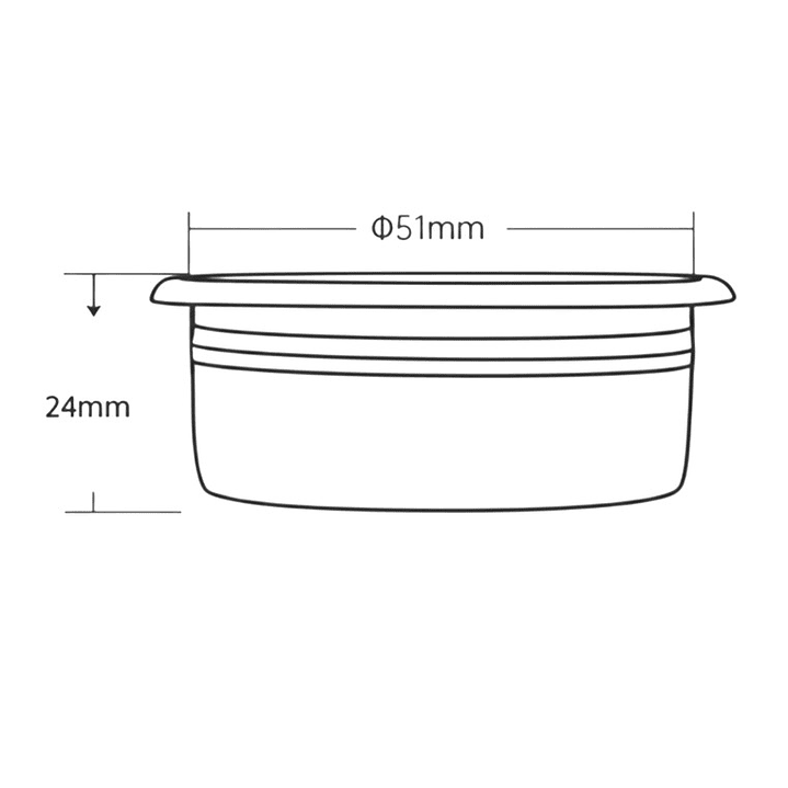 Canasta Mobius Filtro Para Portafiltro Espresso 51mm 3