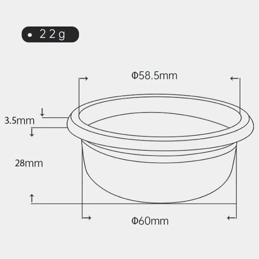Canasta Mobius Black Para Portafiltro Espresso 58mm 2