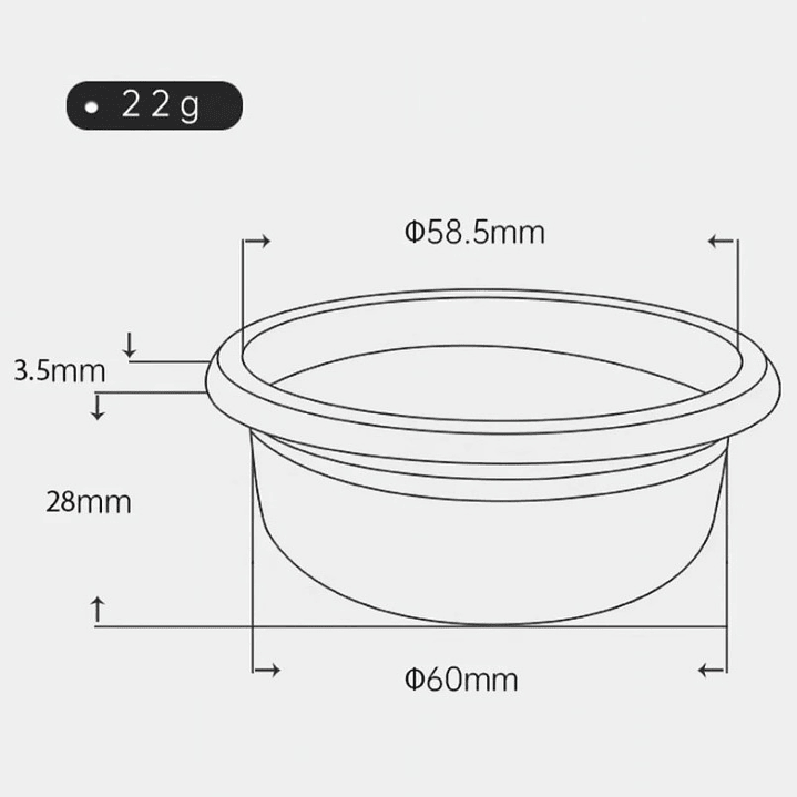Canasta Mobius Black Para Portafiltro Espresso 58mm 2