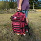 Mochila 45 Litros Táctica Rojo Camo - Miniatura 4