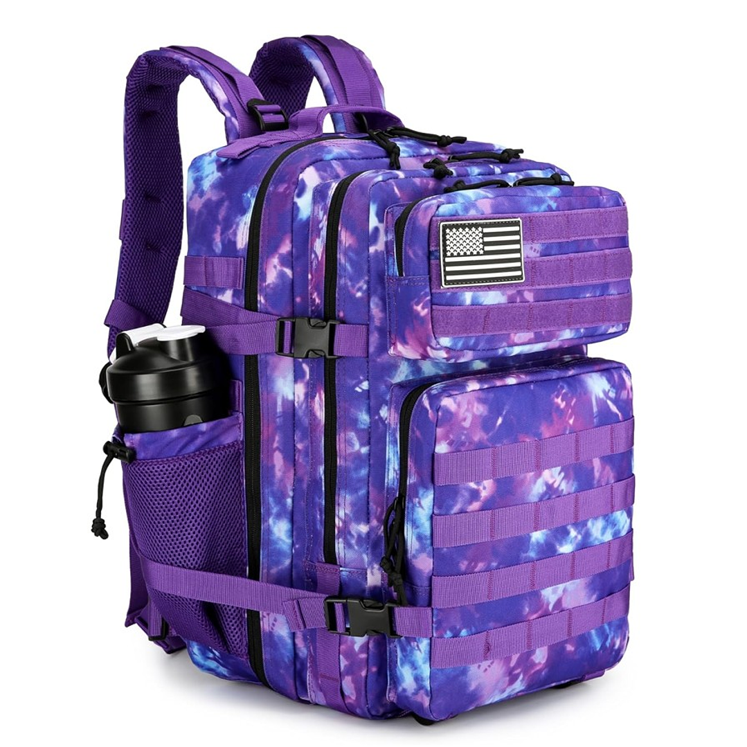 Mochila Táctica 45 Litros Purpura Camo 1