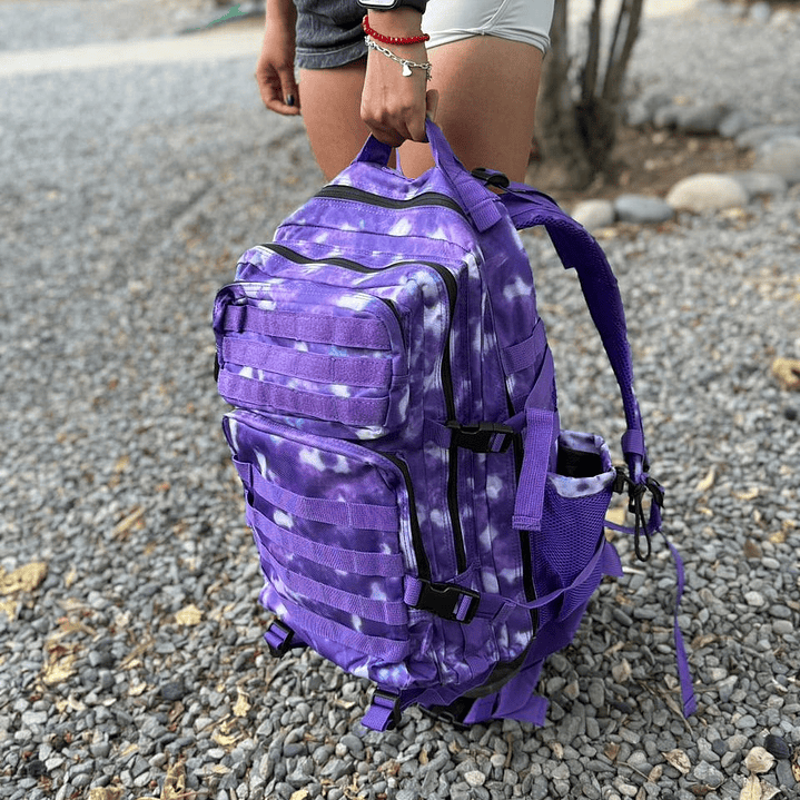 Mochila Táctica 45 Litros Purpura Camo 3