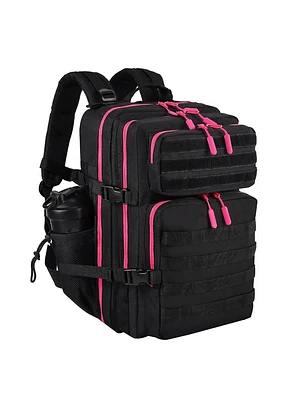Mochila Táctica 45 Litros Negro Rosa