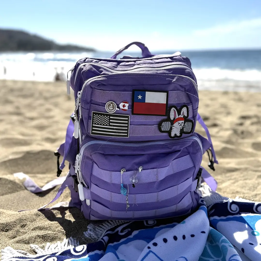 Mochila 35 Litros Táctica Lila 3