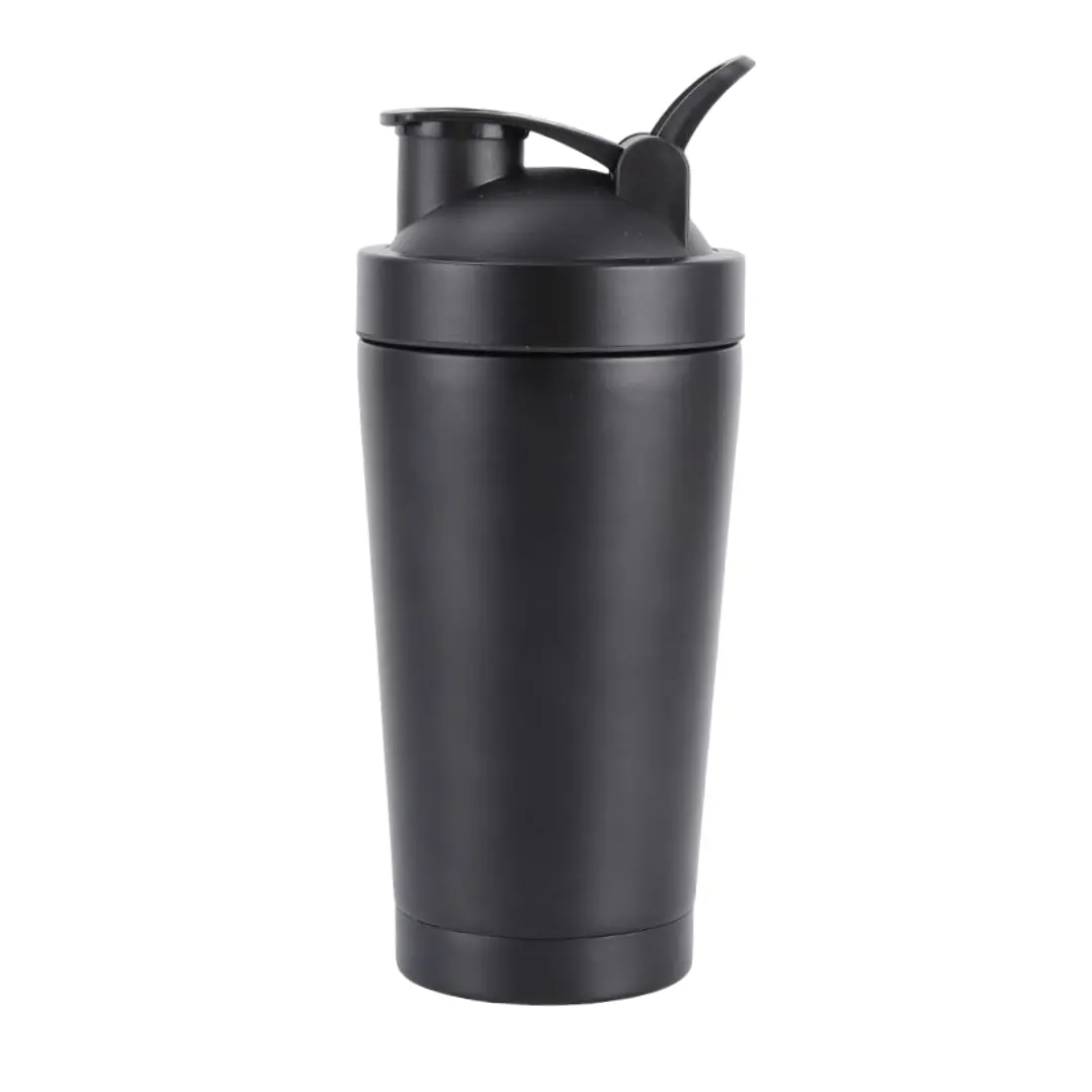 Shaker Mezclador Batidos De Proteina Acero Inoxidable 600ml 4