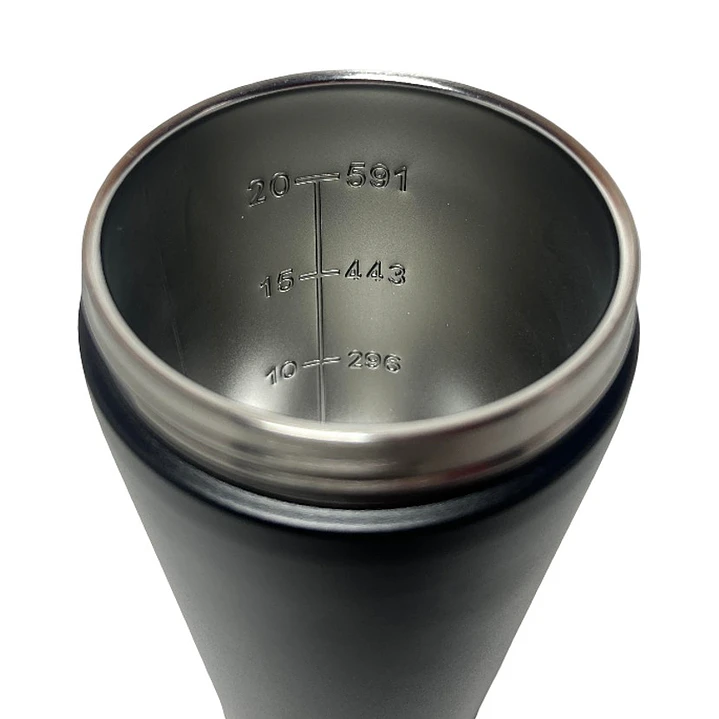 Shaker Mezclador Batidos De Proteina Acero Inoxidable 600ml 5