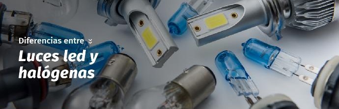 Diferencias entre luces LED y halógenas