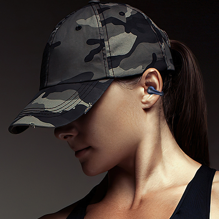 Auriculares Inalámbricos de Conducción Ósea con Pantalla Digital, Auriculares Deportivos HIFI para Teléfonos 2