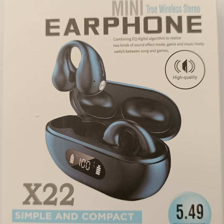 Auriculares Inalámbricos de Conducción Ósea con Pantalla Digital, Auriculares Deportivos HIFI para Teléfonos 4