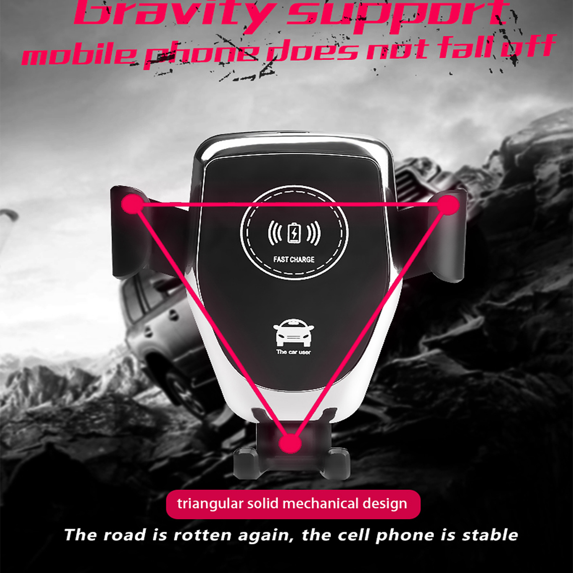 Cargador Inalámbrico para Automóvil 5