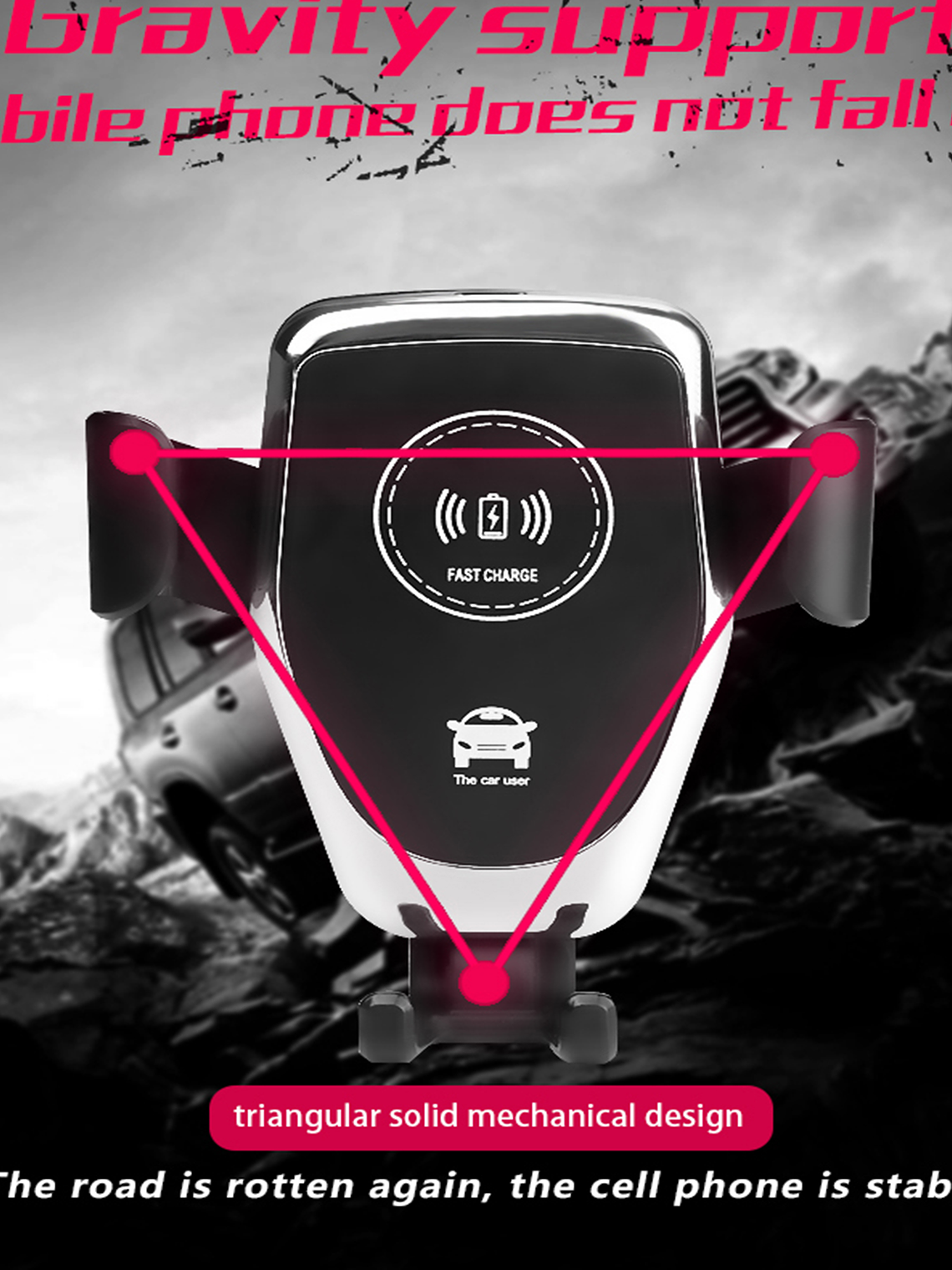 Cargador Inalámbrico para Automóvil 5