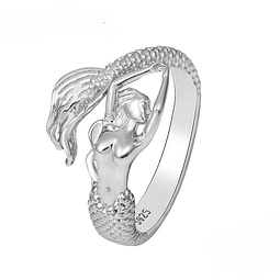 Anillo sirena ajustable