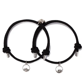Pulseras imanes Negro/Negro