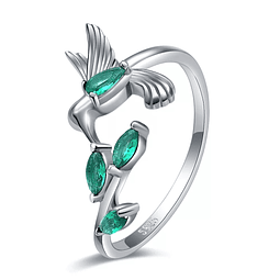 Anillo colibrí ajustable