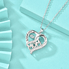 Collar corazón Te amo por siempre Mama Plata 925