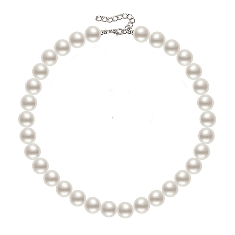 Collar perlas 8mm plata 925