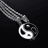 Collar parejas plata 925 yin yang