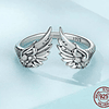 Anillo Alas Ajustable Plata 925