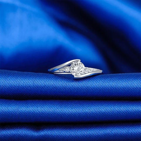 Anillo plata 925 ajustable ilusión