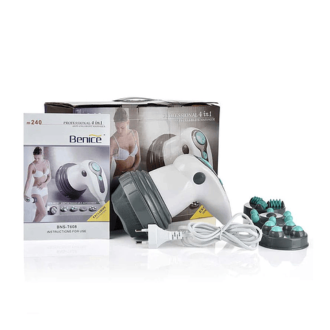 MASAJEADOR ANTICELULÍTICO 4 EN 1 CON INFRARROJO - BENICE