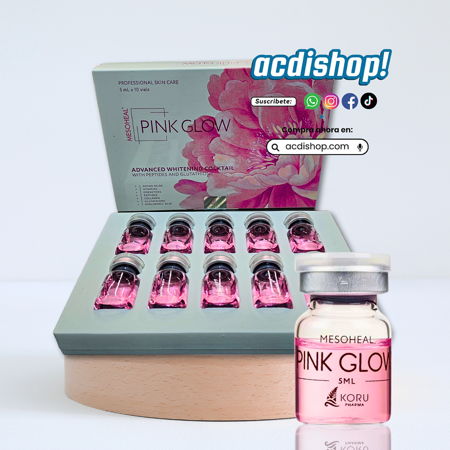 PINK GLOW SKIN CARE (CÓCTEL) 5ML X 10 UND. - MESOHEAL 2