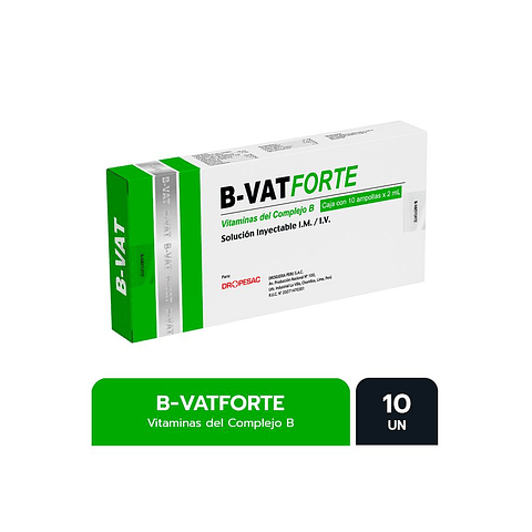 B-VAT FORTE (COMPLEJO B) 2ML X 10 UNID. - DROPESAC