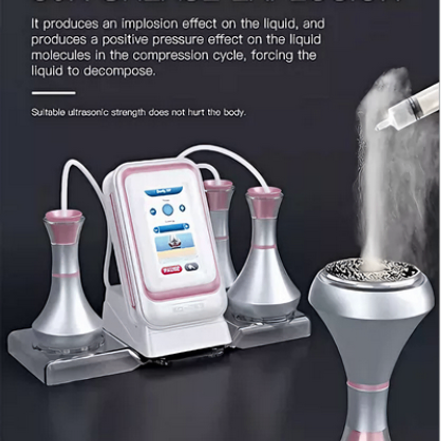 CAVITADOR RADIOFRECUENCIA (80K) 3 EN 1 - PINK 2