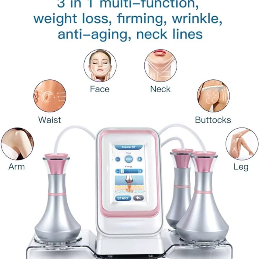 CAVITADOR RADIOFRECUENCIA (80K) 3 EN 1 - PINK 3