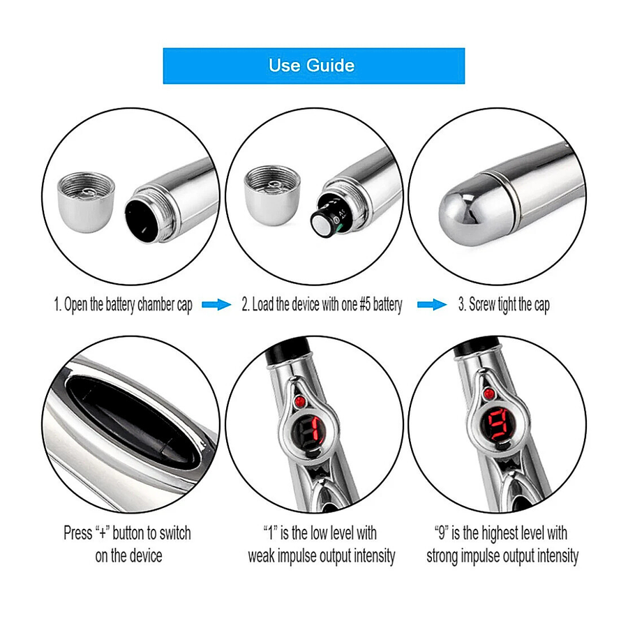 PLUMA ACUPUNTURA ELECTRÓNICA 9 NIVELES - VICTORIA HAN 3