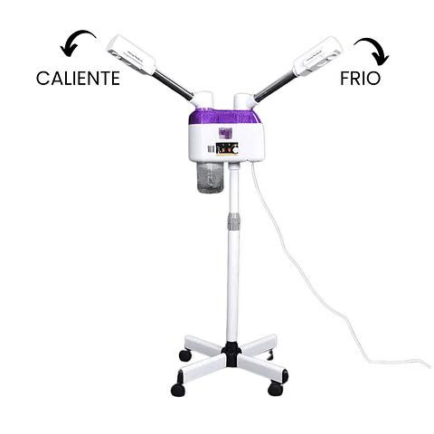 VAPORIZADOR DE 2 BRAZOS CON OZONO (FRIO Y CALIENTE) Y RUEDAS