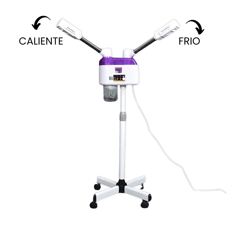 VAPORIZADOR DE 2 BRAZOS CON OZONO (FRIO Y CALIENTE) Y RUEDAS 2