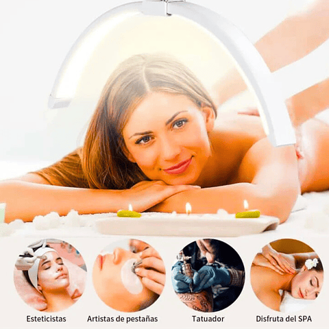 LAMPARA LUNA PARA LASHISTA CON PEDESTAL