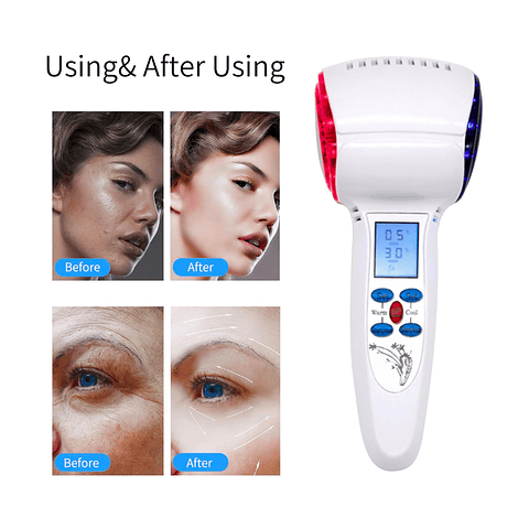MARTILLO MASAJEADOR FACIAL CALIENTE Y FRÍO PORTÁTIL