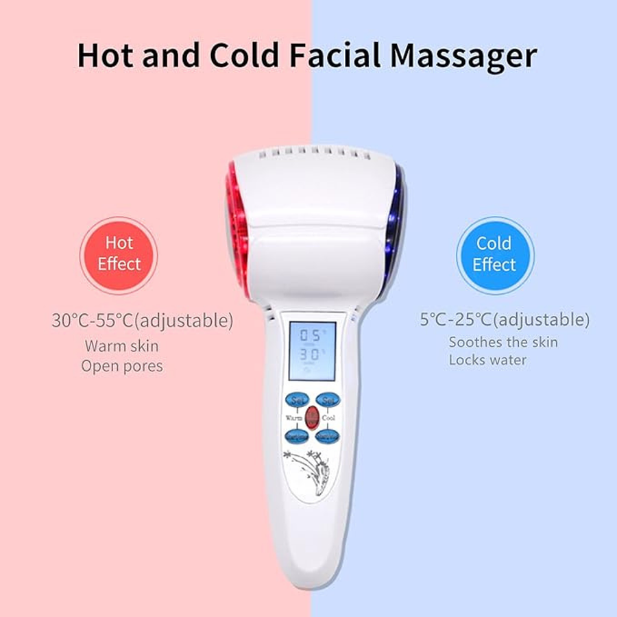 MARTILLO MASAJEADOR FACIAL CALIENTE Y FRÍO PORTÁTIL 4
